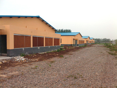 风机湿帘安装现场